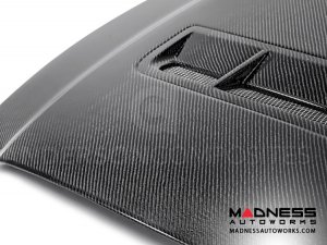 Ford Mustang Shelby GT500 GT Style Hood by Anderson Composites - Carbon Fiber 